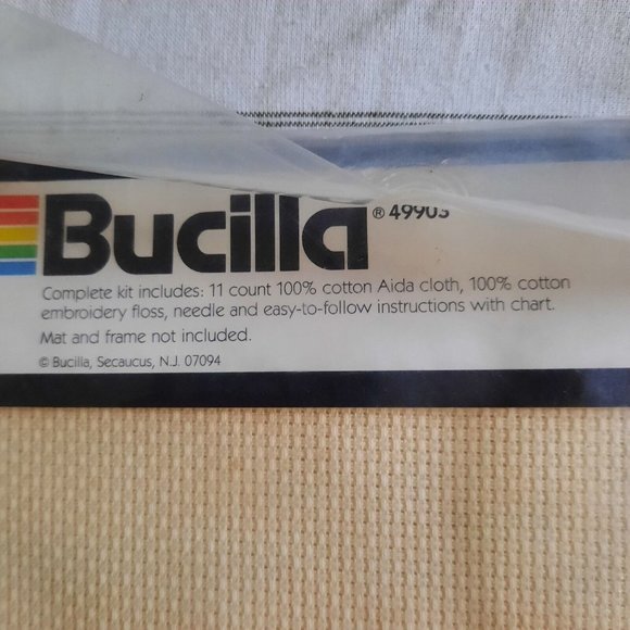 NIP Bucilla "Welcome" counted cross stitch kit 7"×13" pattern # 49903. - Picture 5 of 5